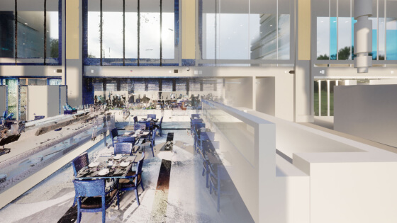 Water Reclamation Plant Scan to BIM Project in Nevada