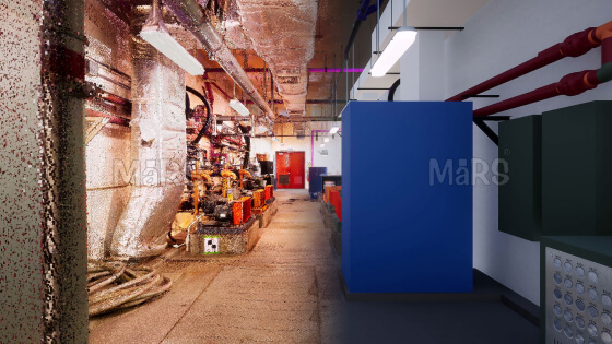 Water Reclamation Plant Scan to BIM Project in Nevada