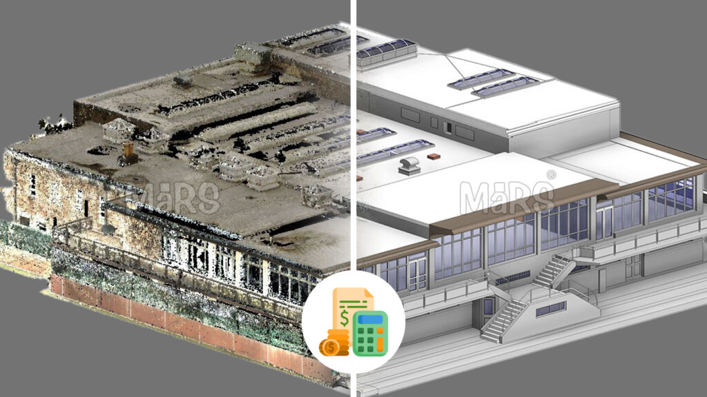 What factors influence the cost of Scanning for BIM services?