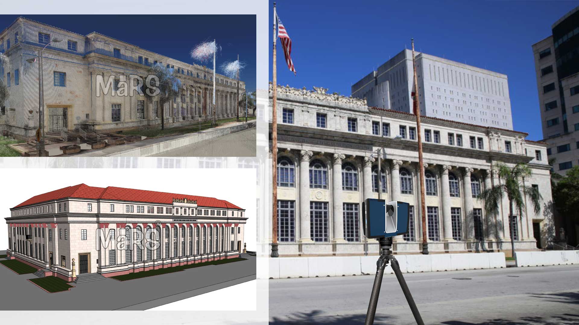 Scan to BIM for old federal Building