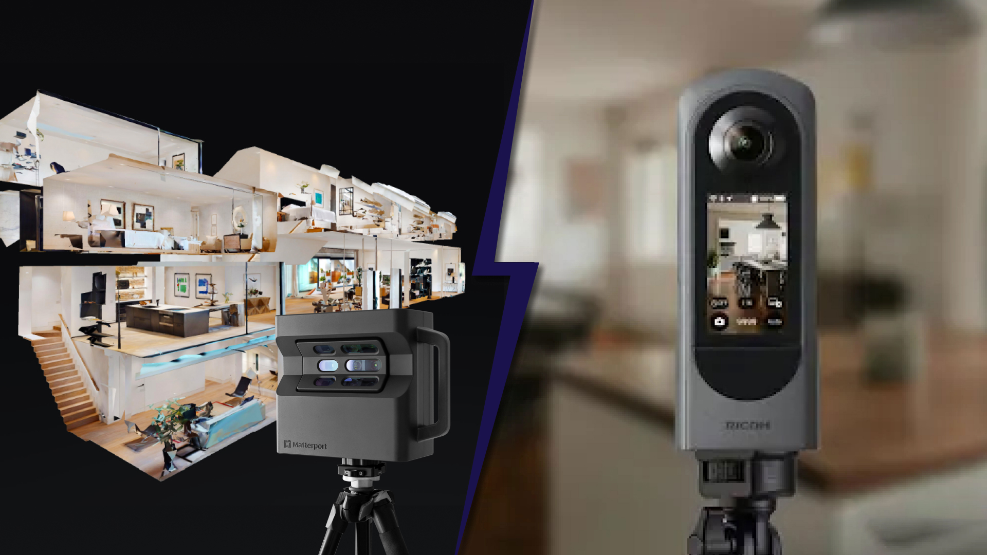 Matterport Scans vs 360° Cameras