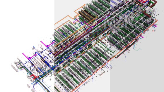 Scan to bim for data center