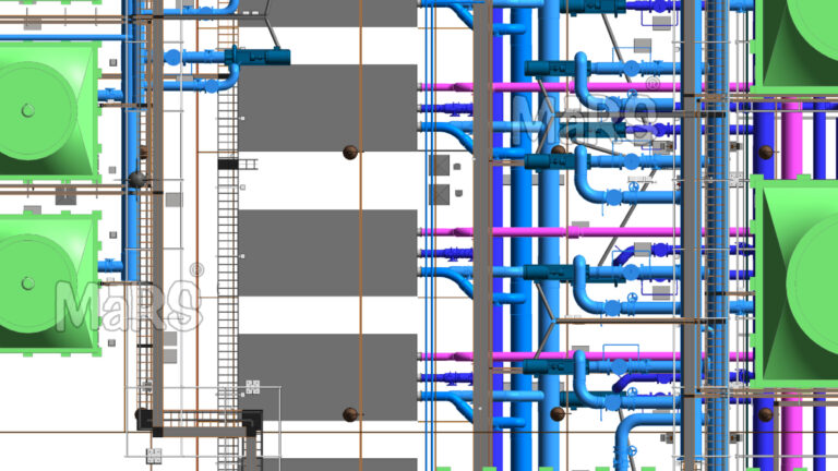 scan to bim for industrial project