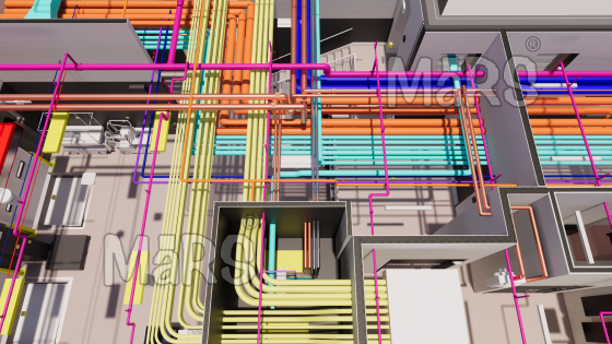 scan to bim for retail store