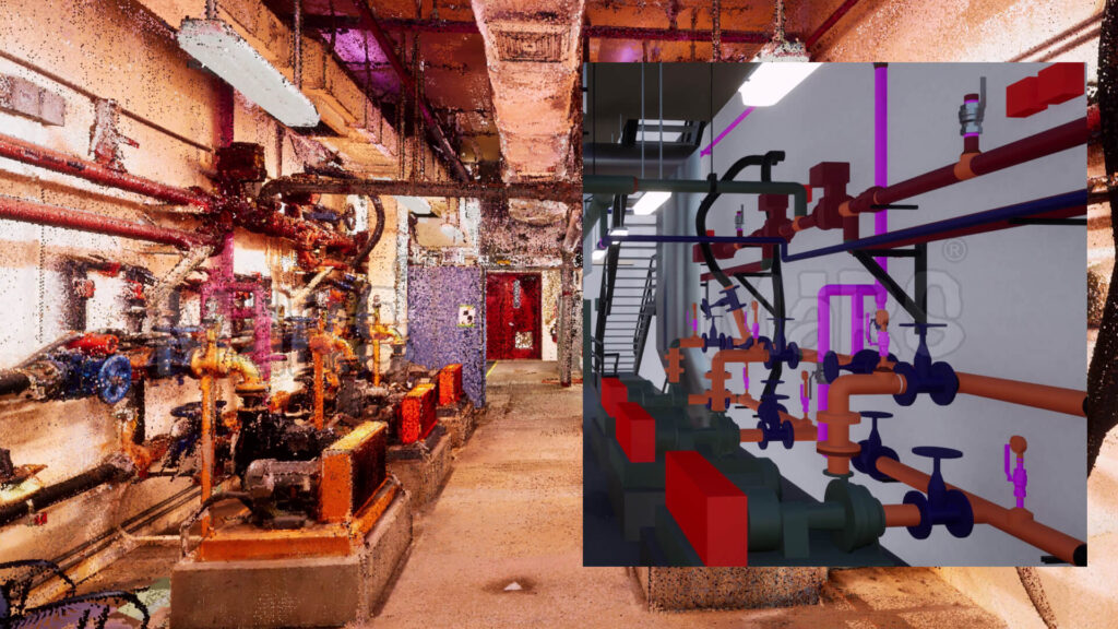 MEP Laser Scan to BIM