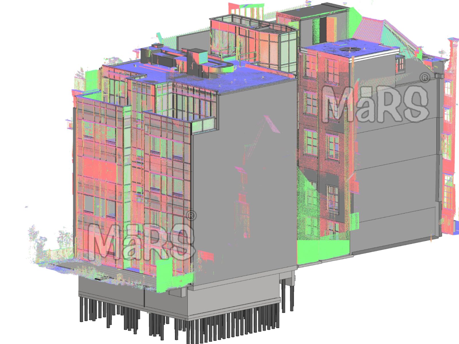 Residential point cloud to bim
